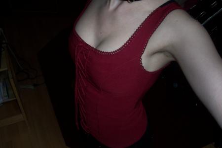 Bustier rouge